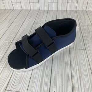 DeRoyal Post Op Shoe Blue  After Surgery Male Size L Hook‎ & Loop Closure